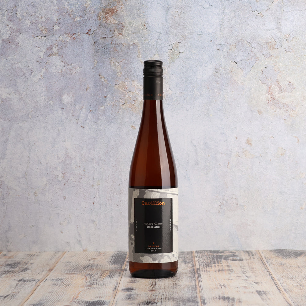A bottle of Carillion Museum Release Riesling 2018 750ml White Wine