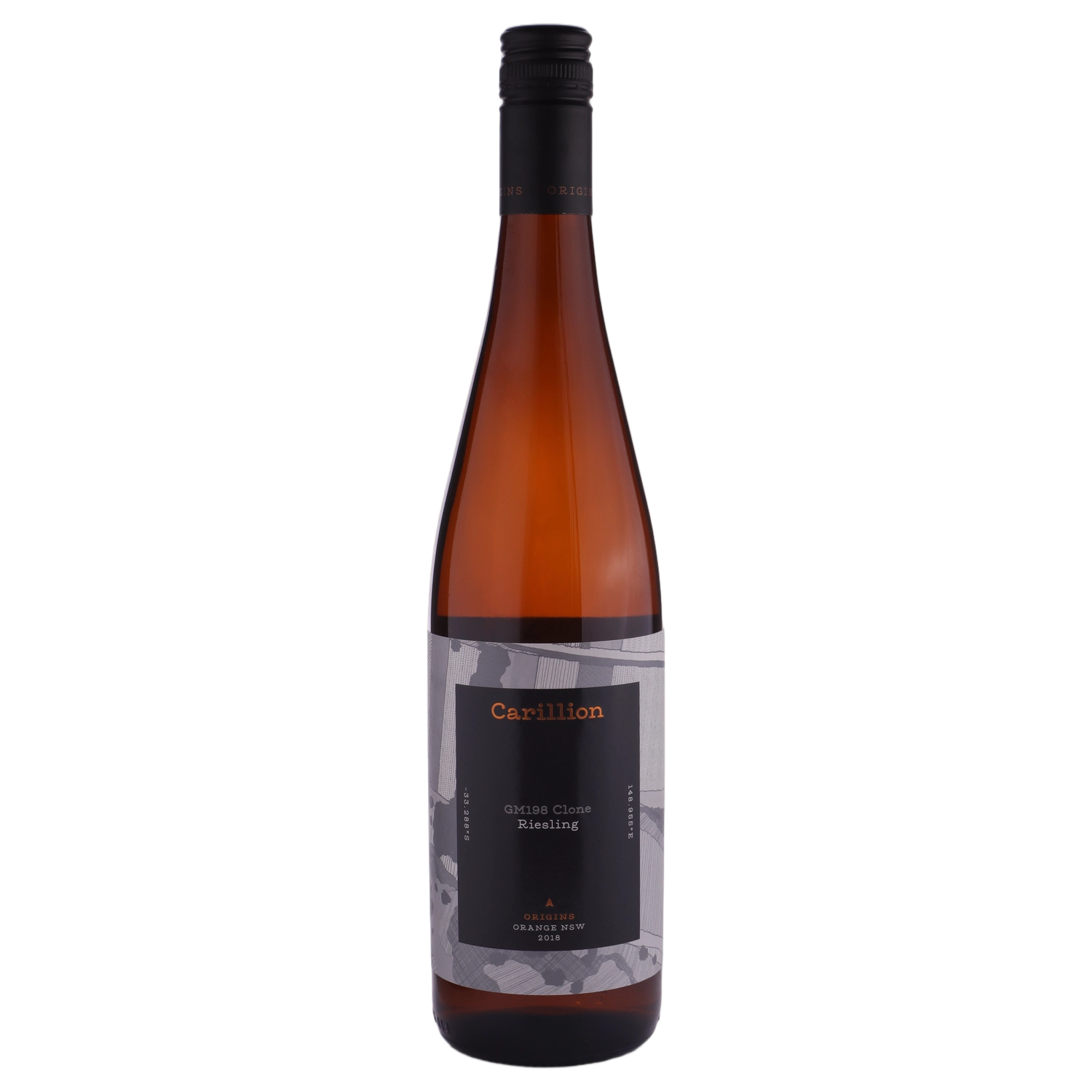 A bottle of Carillion Museum Release Riesling 2018 750ml White Wine