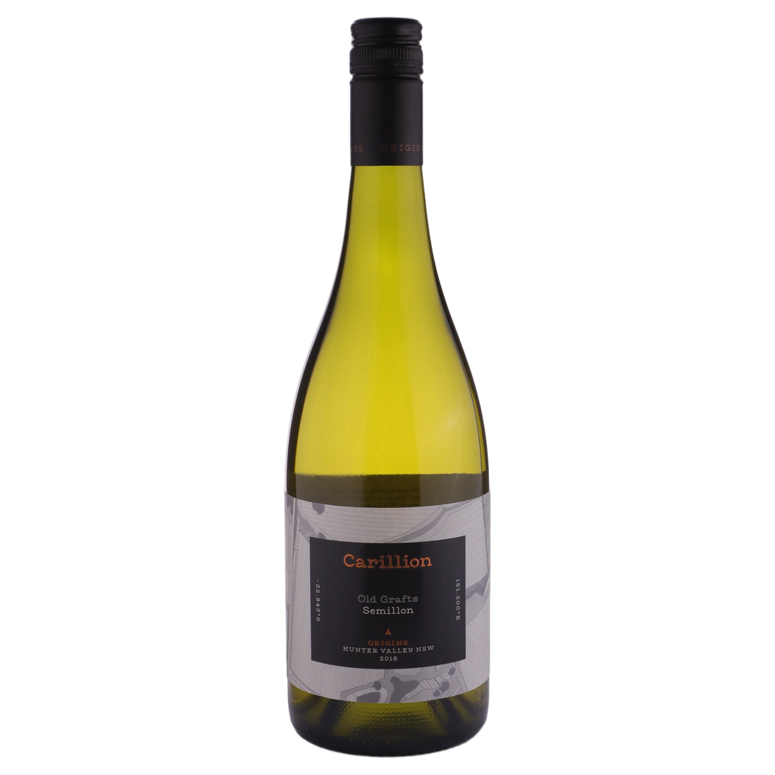 A bottle of Carillion Museum Release Old Grafts Semillon 2018 750ml White Wine