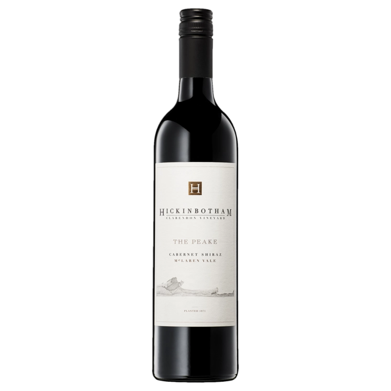 A bottle of Hickinbotham The Peake Cabernet Shiraz Double Magnum 2015 3000ml Red Wine