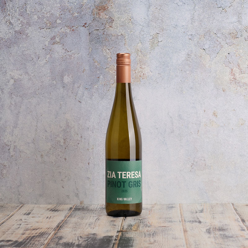 A bottle of Zia Teresa Pinot Gris 2025 750ml White Wine