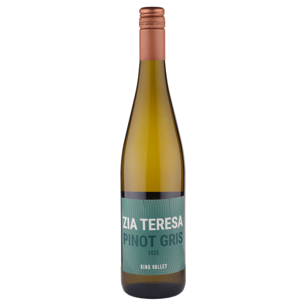 A bottle of Zia Teresa Pinot Gris 2025 750ml White Wine