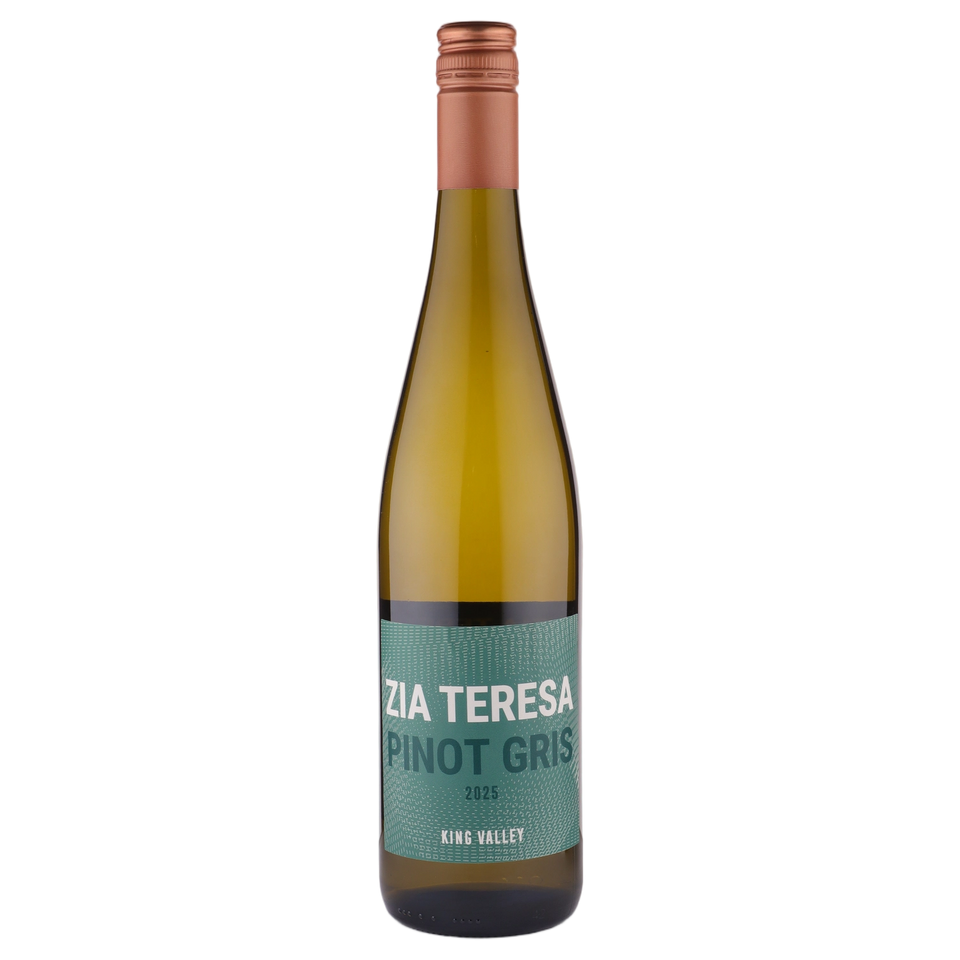 A bottle of Zia Teresa Pinot Gris 2025 750ml White Wine