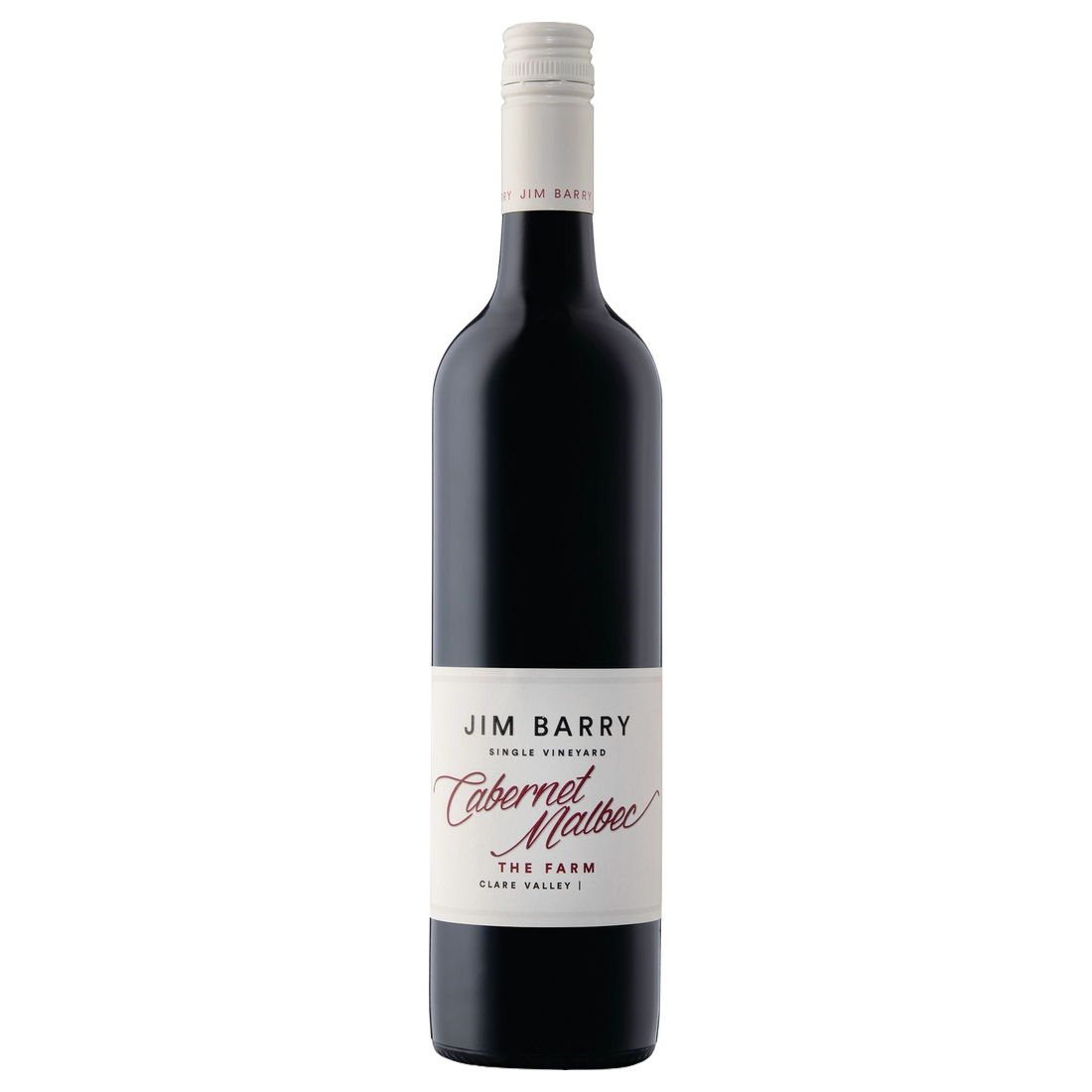 A bottle of Jim Barry Single Vineyard The Farm Cabernet Malbec 2021 750ml Red Wine