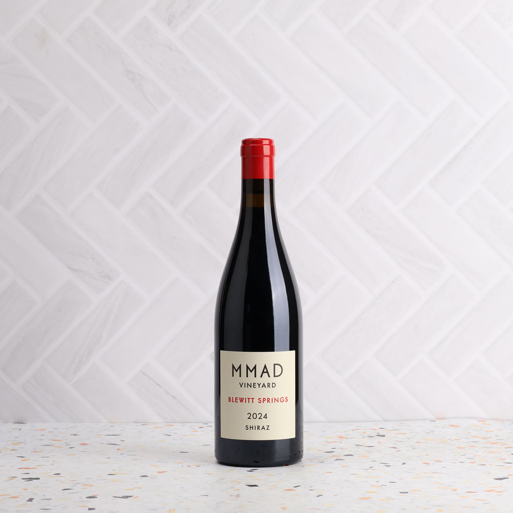 A bottle of MMAD Vineyard Shiraz 2024 750ml Red Wine