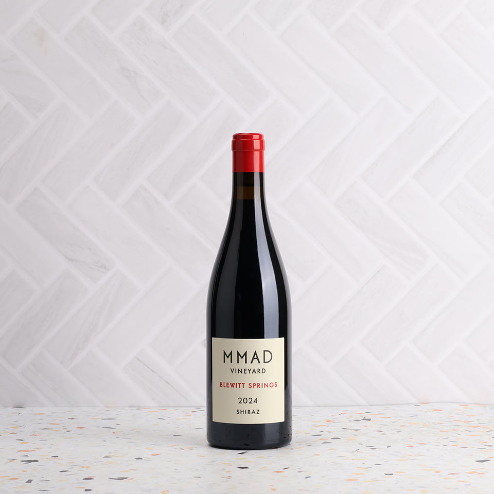 A bottle of MMAD Vineyard Shiraz 2024 750ml Red Wine
