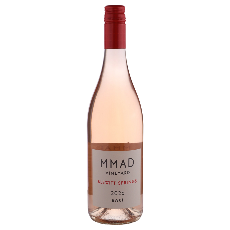 A bottle of MMAD Vineyard Rose 2026 750ml Rose Wine