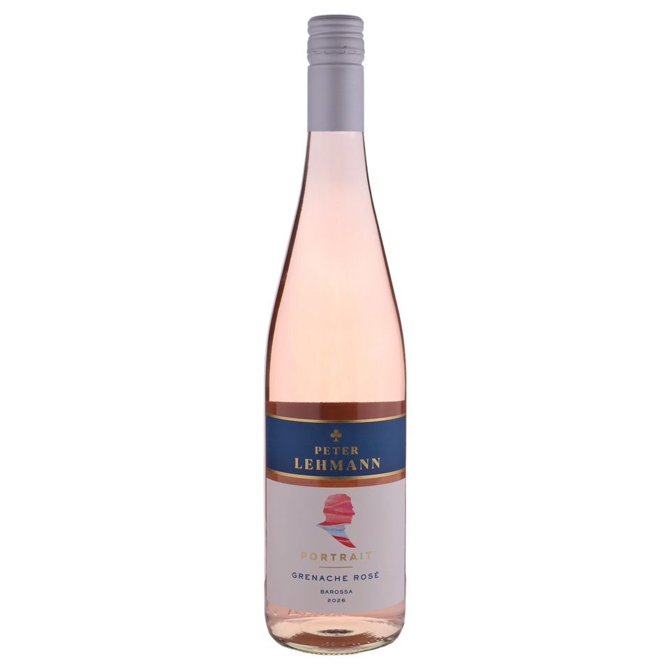 A bottle of Peter Lehmann Portraits Grenache Rose 2026 750ml Rose Wine