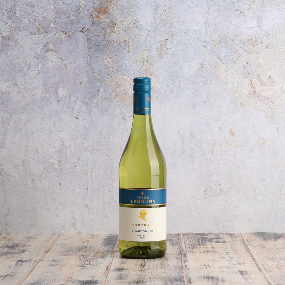 A bottle of Peter Lehmann Portraits Chardonnay 2026 750ml White Wine