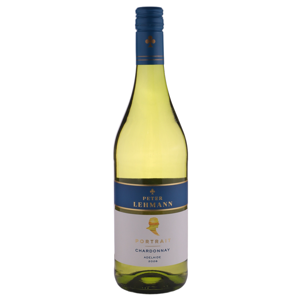 A bottle of Peter Lehmann Portraits Chardonnay 2026 750ml White Wine