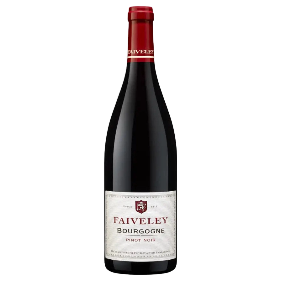 A bottle of Faiveley Bourgogne Rouge Pinot Noir 2024 750ml Red Wine