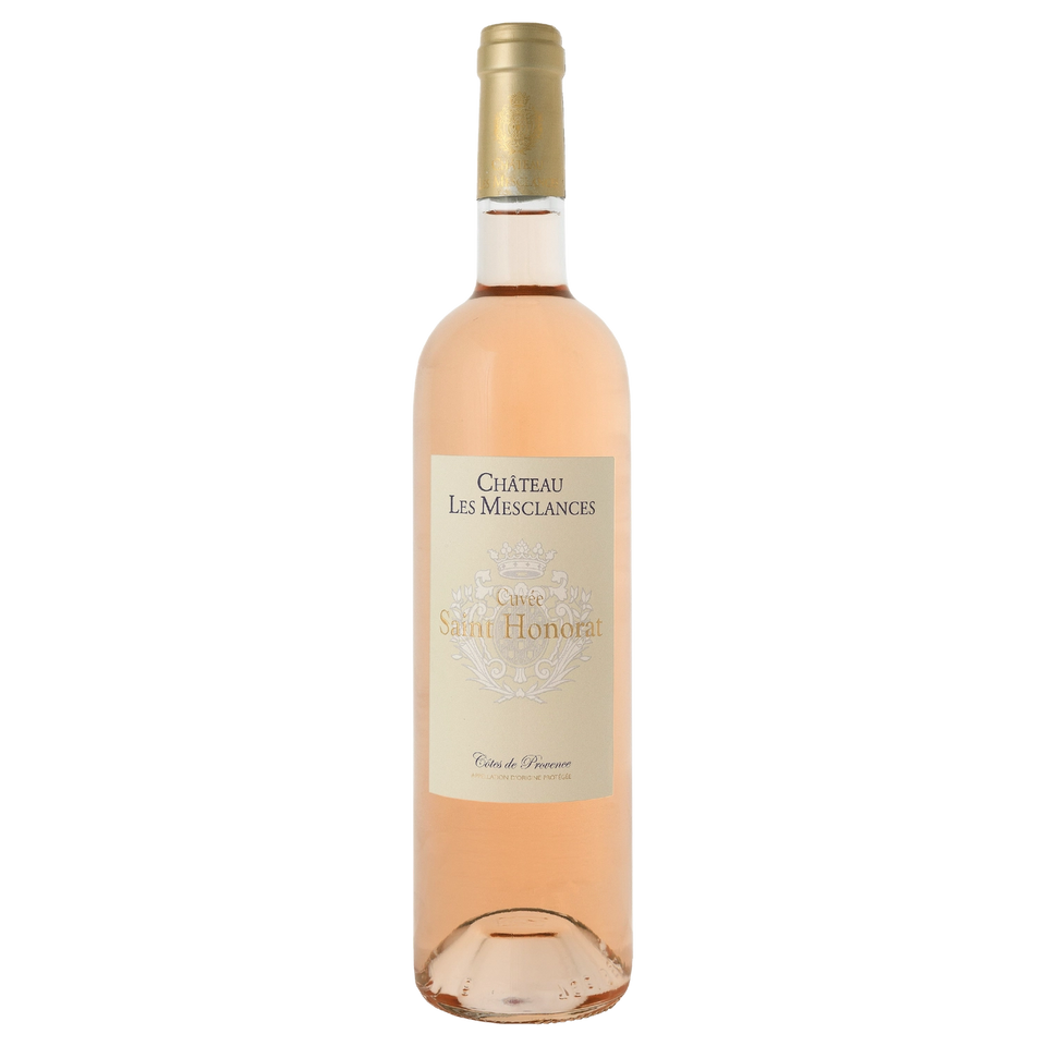 A bottle of Les Mesclances St Honorat Rose AOC Provence Double Magnum 2019 3000ml Rose Wine