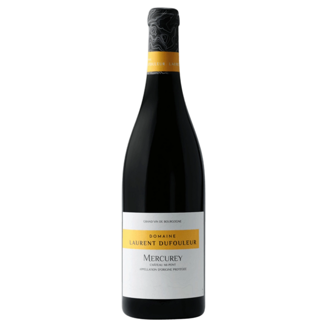 A bottle of Domaine Laurent Dufouleur Mercurey Chateau Mi Pont Pinot Noir 2022 750ml Red Wine