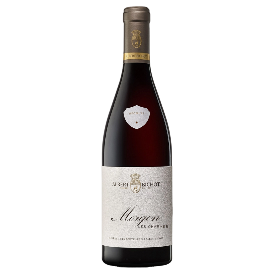 A bottle of Albert Bichot Morgon Les Charmes Beaujolais 2023 750ml Red Wine