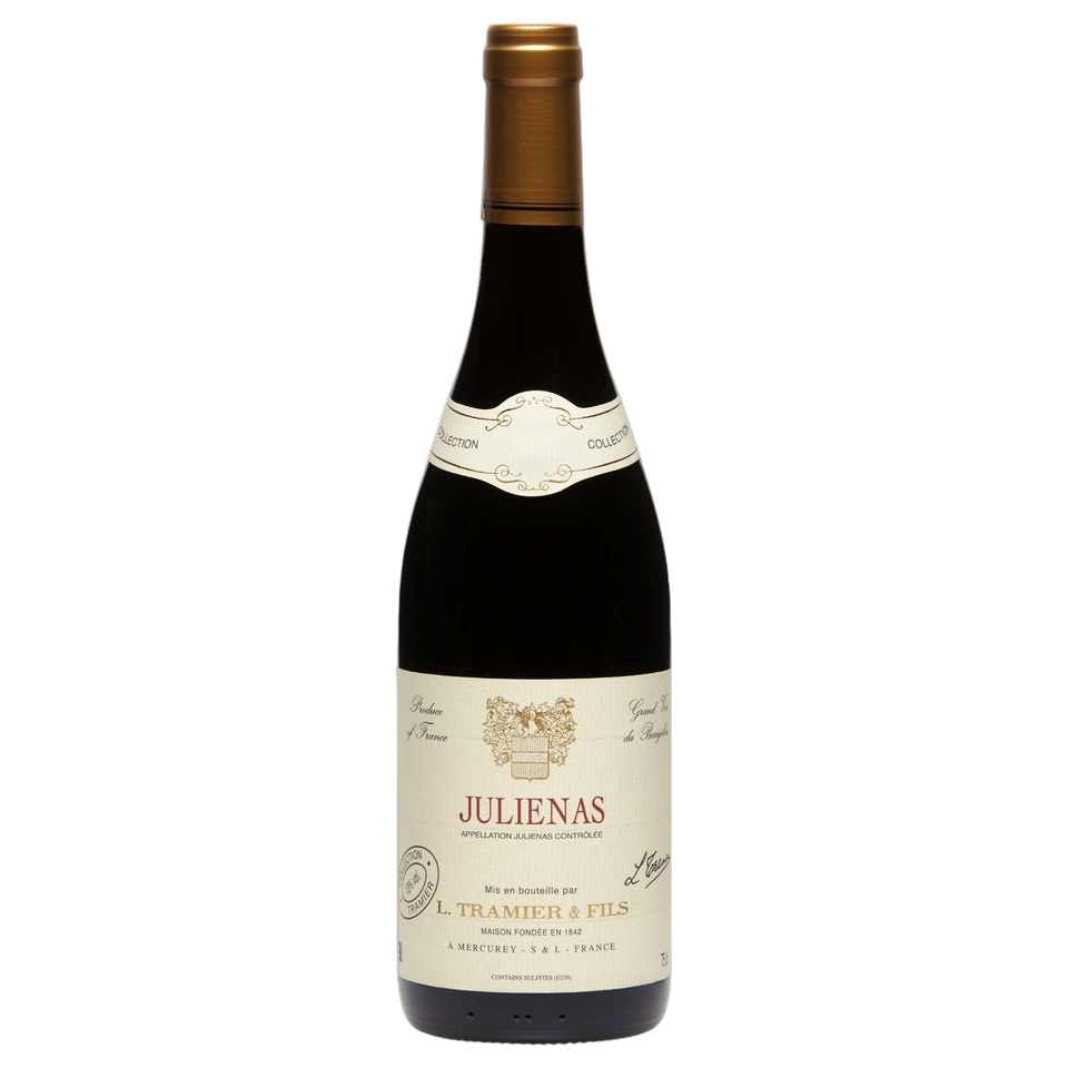 A bottle of Tramier Julienas Red Grand Vin du Beaujolais 2024 750ml Red Wine