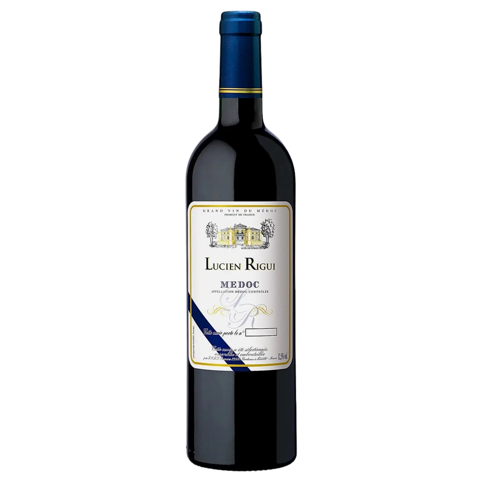 A bottle of Lucien Rigui Medoc AOC Medoc 2023 750ml Red Wine