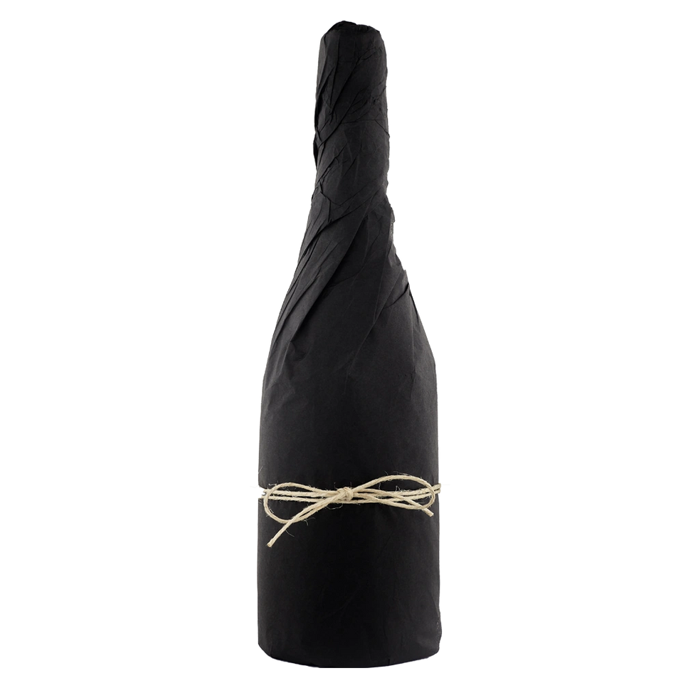 Default Mystery Single Bottle Burgundy Sloping Shape Transparent