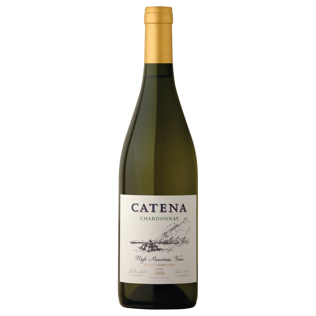 A bottle of Bodega Catena Zapata Catena Chardonnay 2024 750ml White Wine
