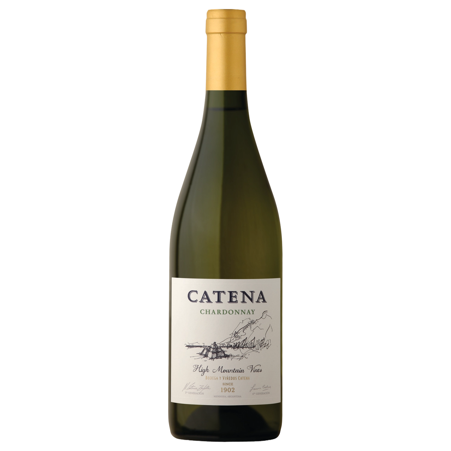 A bottle of Bodega Catena Zapata Catena Chardonnay 2024 750ml White Wine