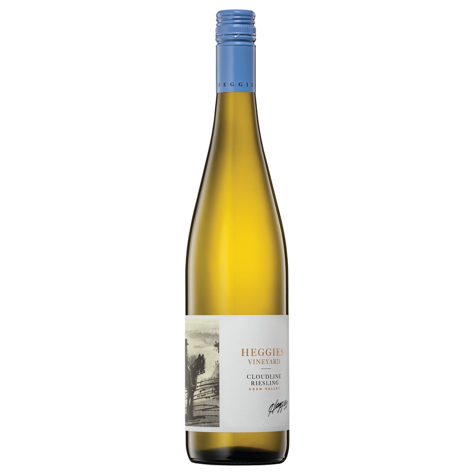 A bottle of Heggies Vineyard Cloudline Riesling 2026 750ml White Wine