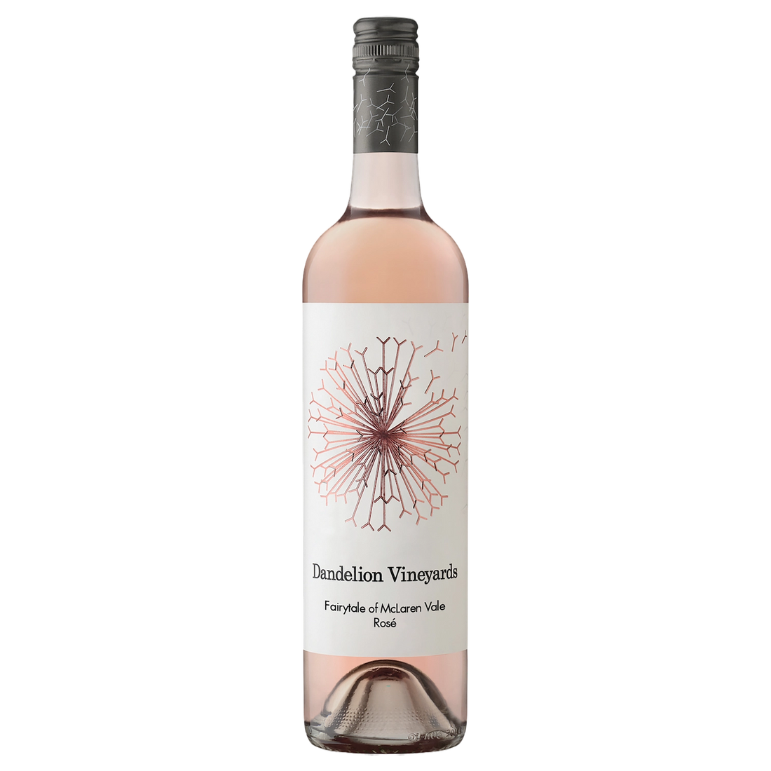 A bottle of Dandelion Fairytale of the McLaren Vale Rosé 2026 750ml Red Wine