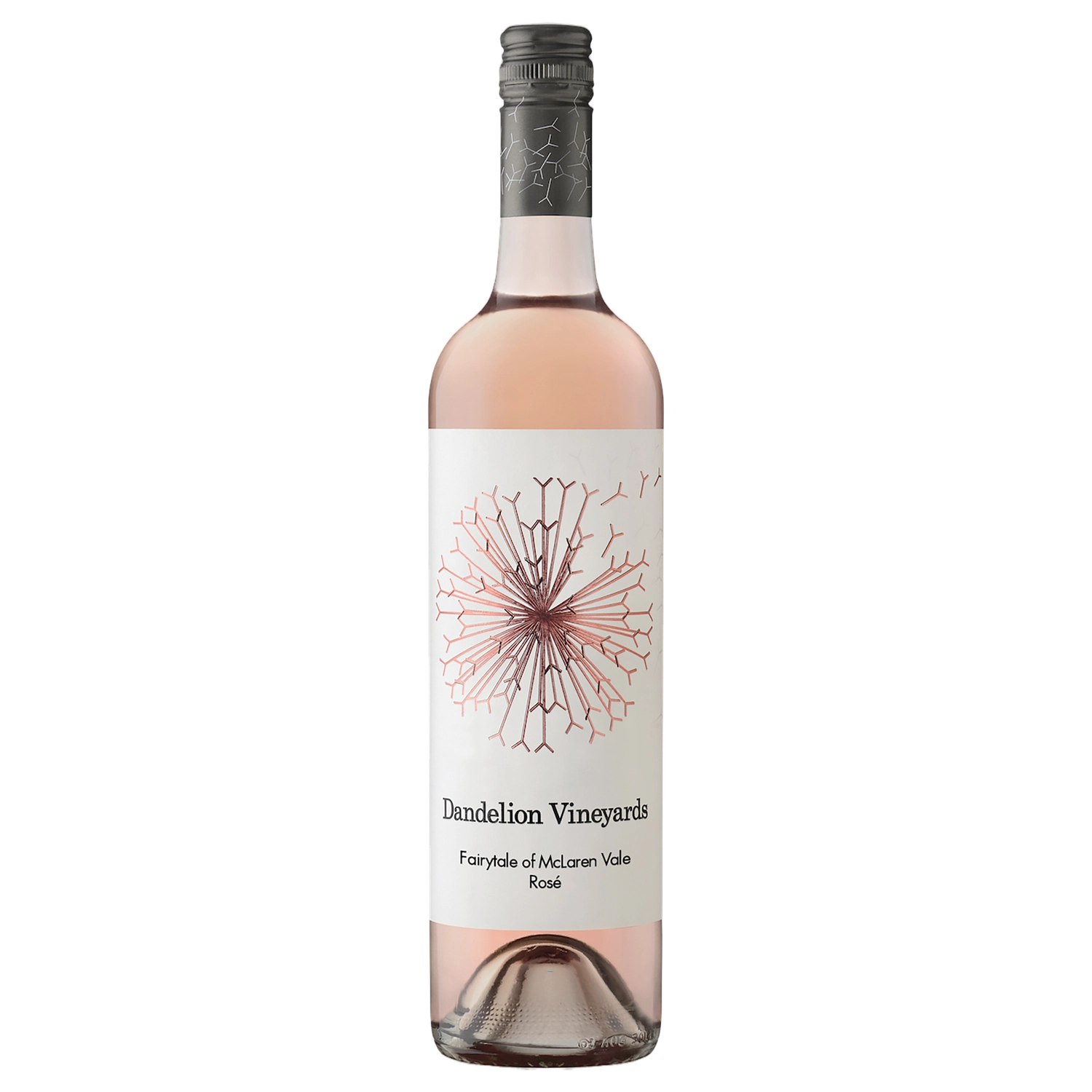 A bottle of Dandelion Fairytale of the McLaren Vale Rosé 2026 750ml Red Wine