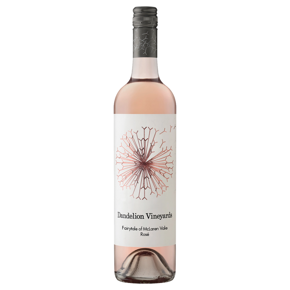 A bottle of Dandelion Fairytale of the McLaren Vale Rosé 2026 750ml Red Wine