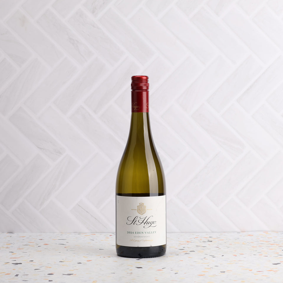 A bottle of St Hugo Signature Chardonnay Eden Valley 2024 750ml White Wine