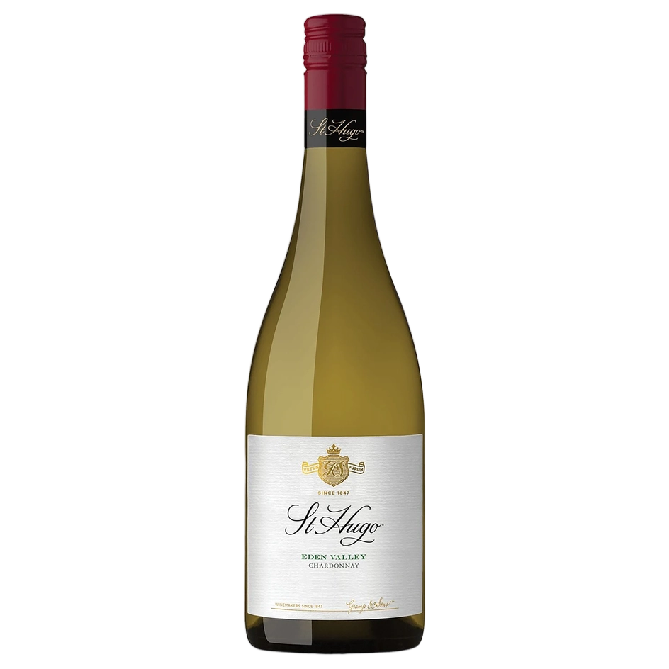 A bottle of St Hugo Signature Chardonnay Eden Valley 2024 750ml White Wine