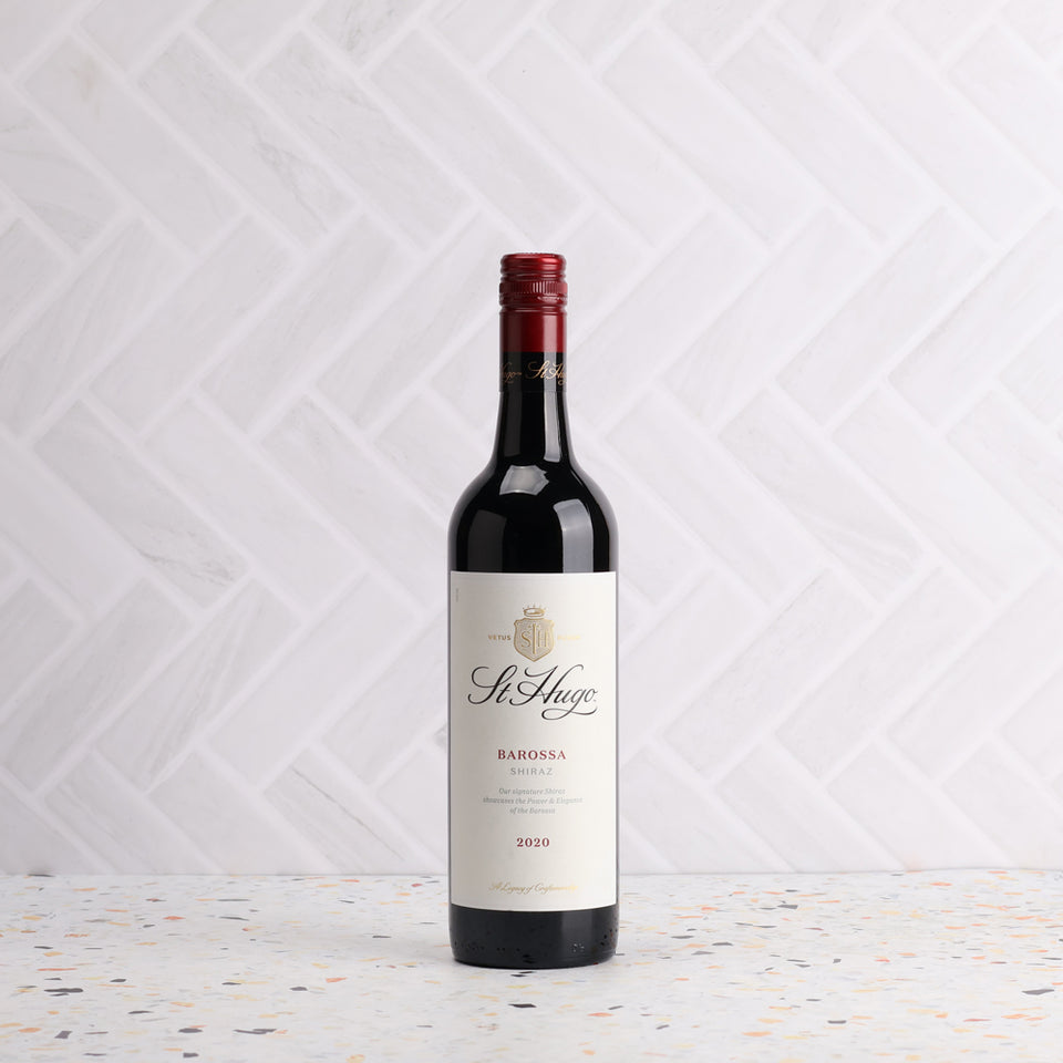 A bottle of St Hugo Signature Shiraz 2020 750ml Red Wine