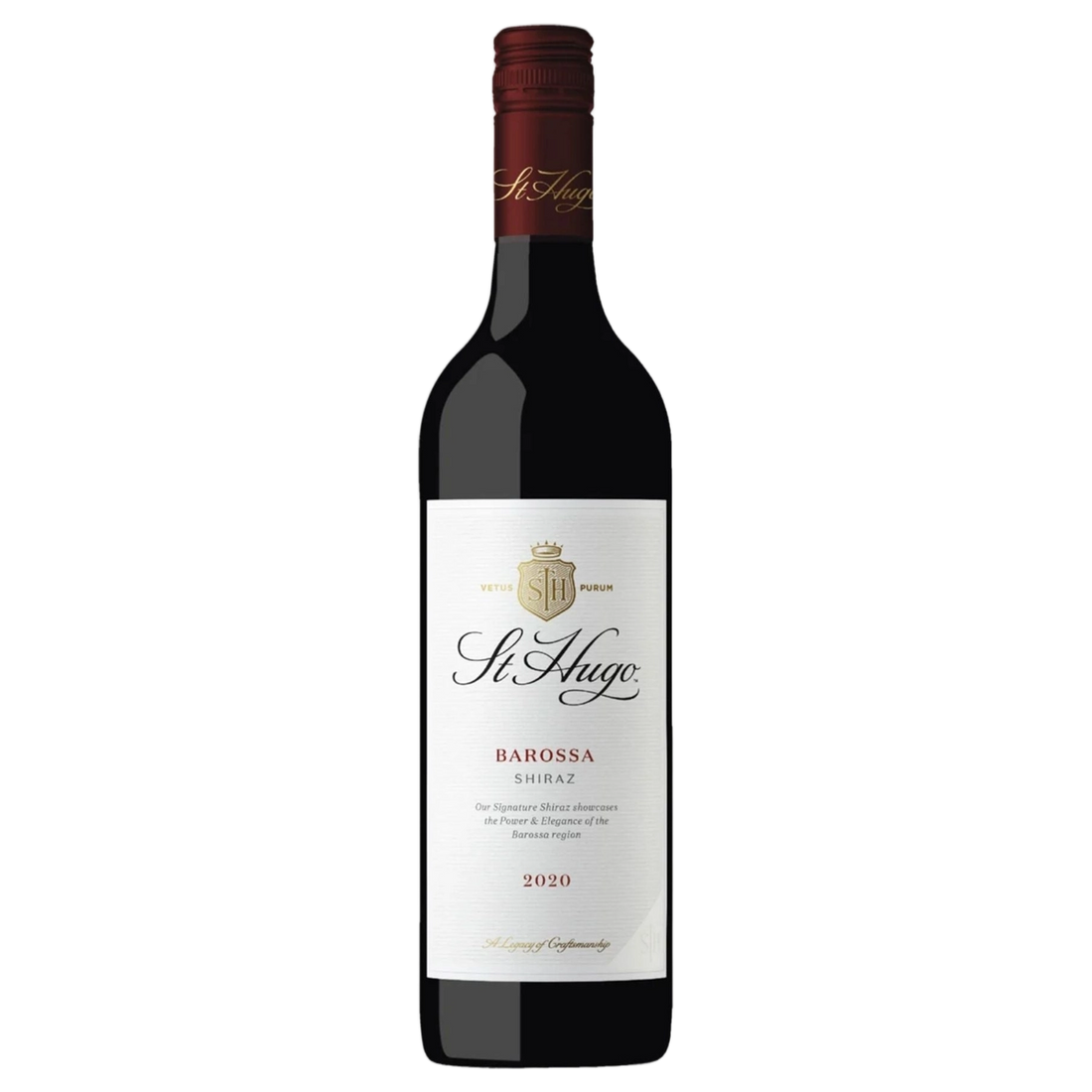 A bottle of St Hugo Signature Shiraz 2020 750ml Red Wine