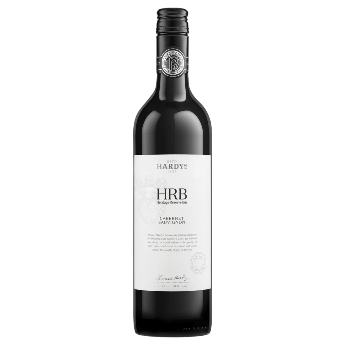 A bottle of Hardy's HRB Cabernet Sauvignon 2021 750ml Red Wine