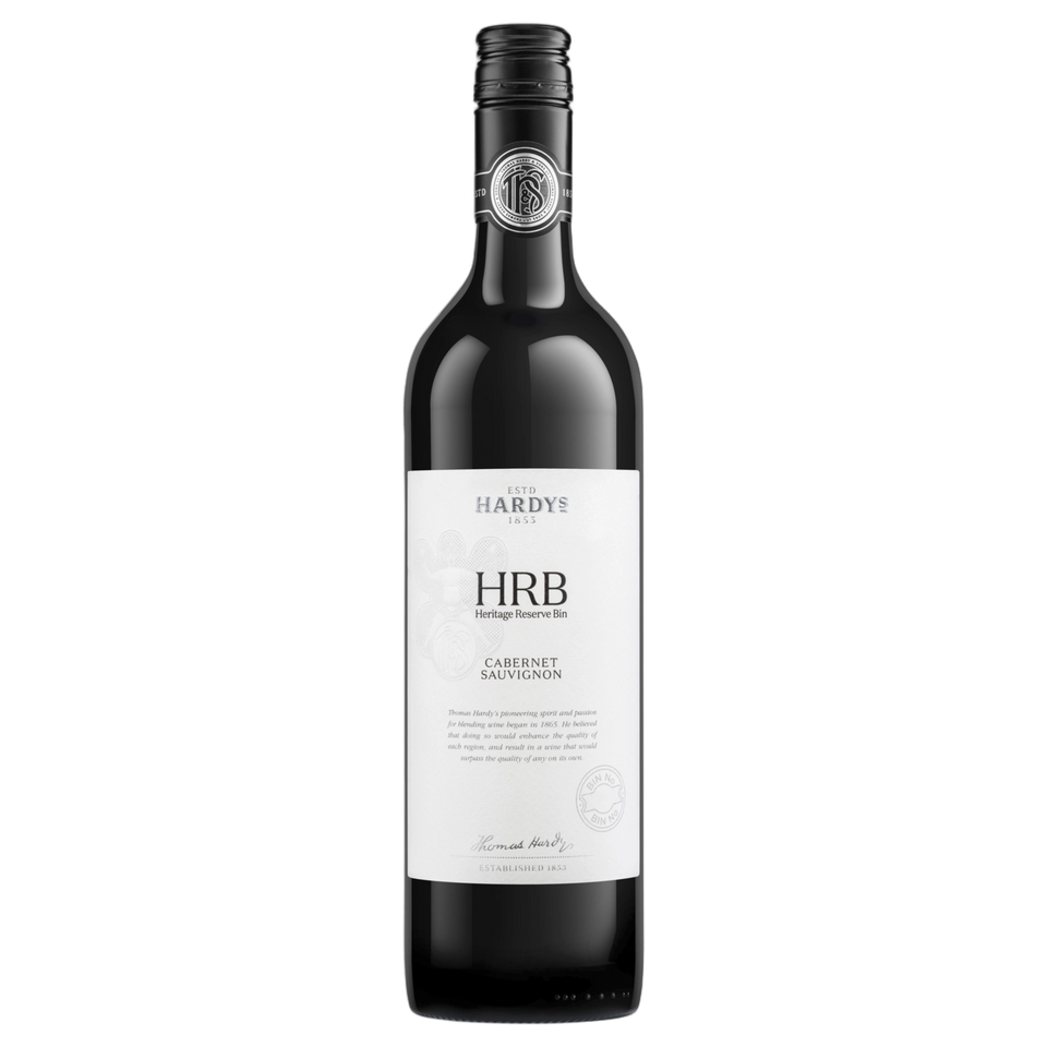 A bottle of Hardy's HRB Cabernet Sauvignon 2021 750ml Red Wine