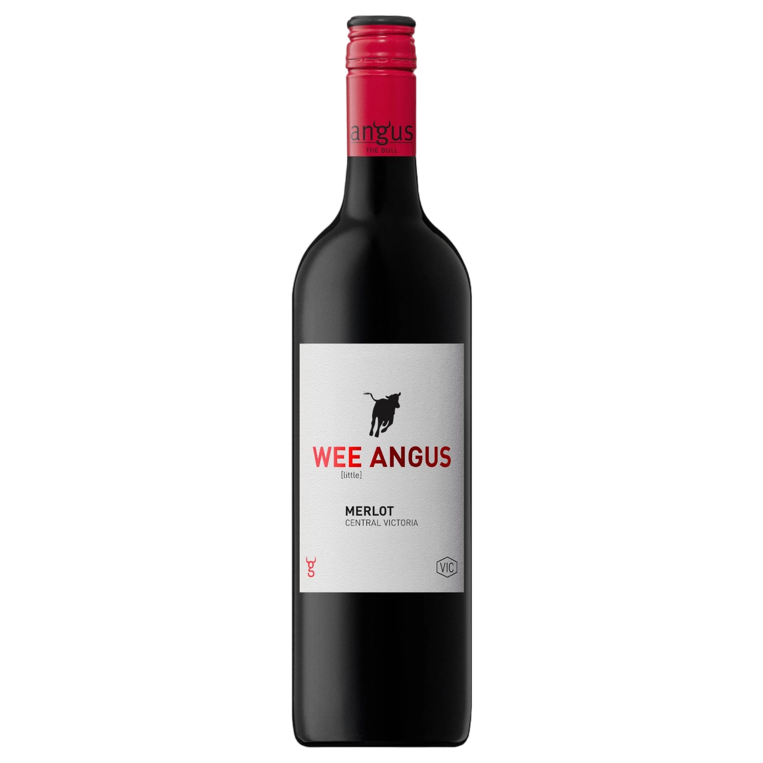 A bottle of Black Angus Wee Angus Merlot 2023 750ml Red Wine