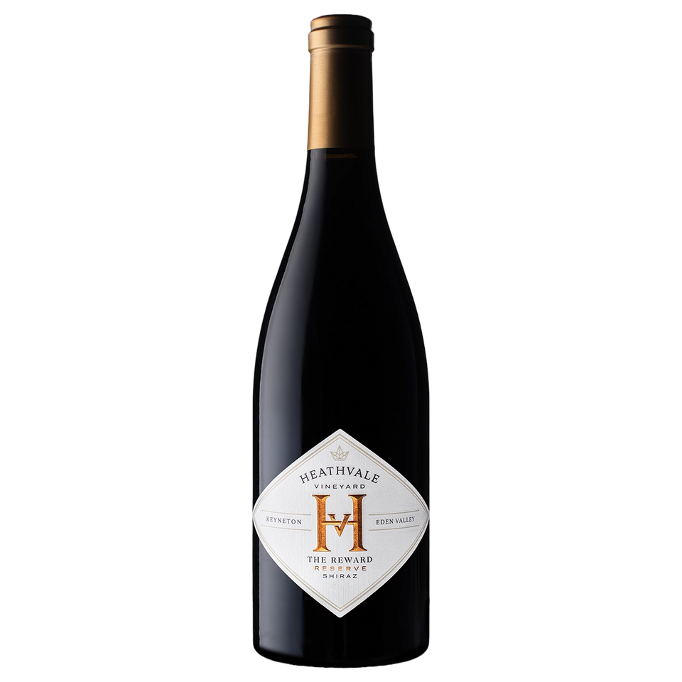 A bottle of Heathvale The Reward Reserve Shiraz 2020 750ml Red Wine