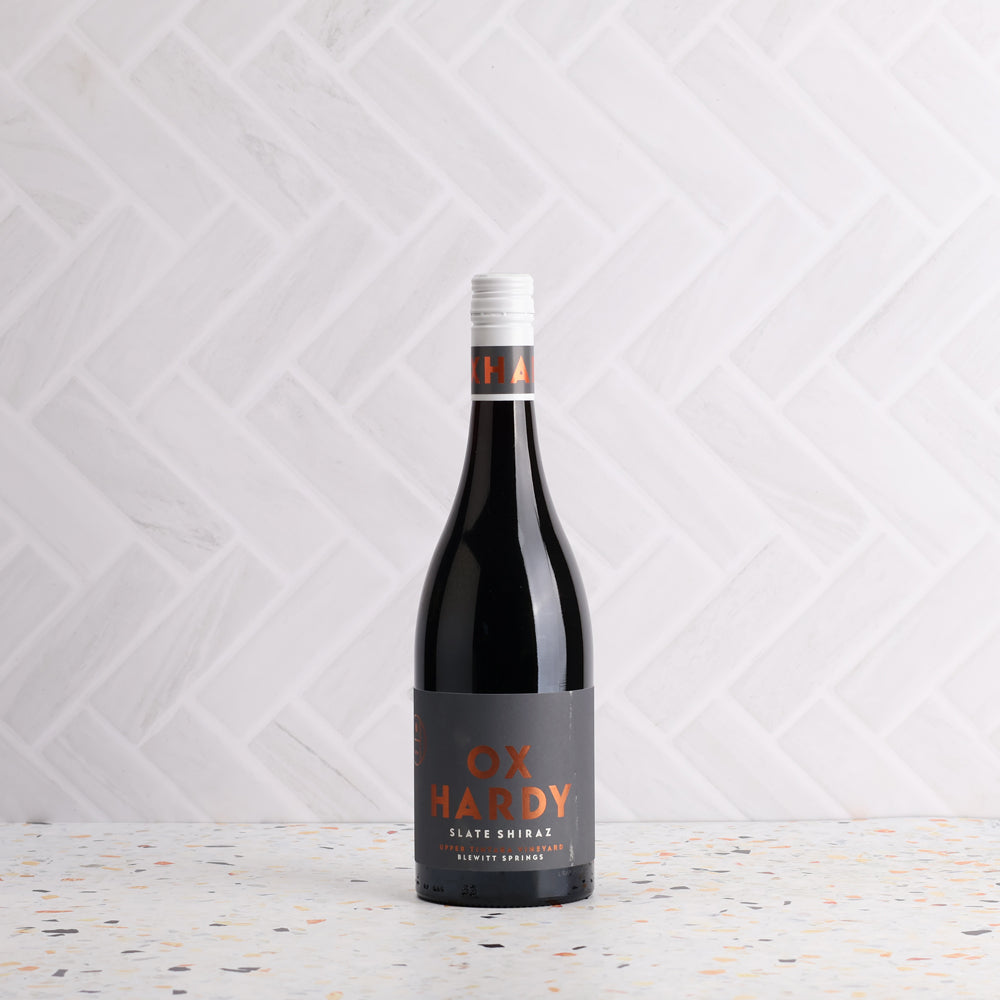 A bottle of Ox Hardy Slate Shiraz 2022 750ml Red Wine