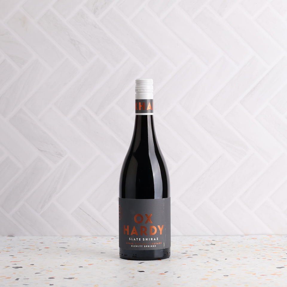 A bottle of Ox Hardy Slate Shiraz 2022 750ml Red Wine