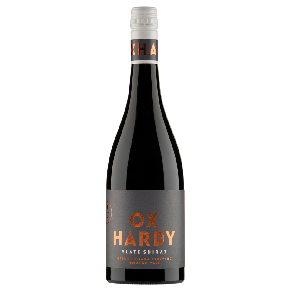 A bottle of Ox Hardy Slate Shiraz 2022 750ml Red Wine