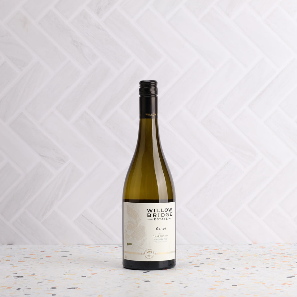 A bottle of Willow Bridge G1-10 Chardonnay 2025 750ml White Wine