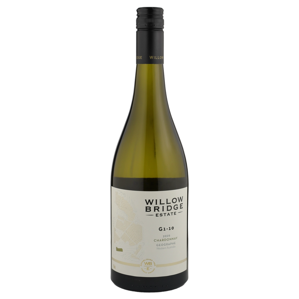 A bottle of Willow Bridge G1-10 Chardonnay 2025 750ml White Wine