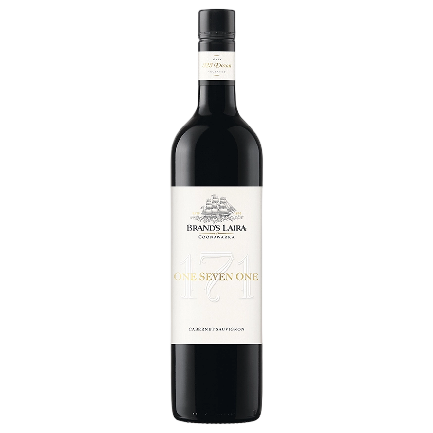 A bottle of Brands Laira One Seven One Cabernet Sauvignon 2018 750ml Red Wine