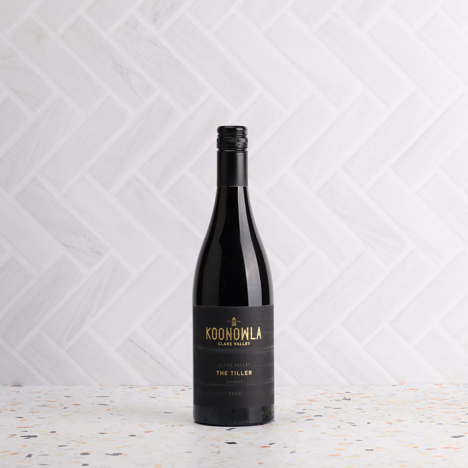A bottle of Koonowla The Tiller Shiraz 2022 750ml Red Wine