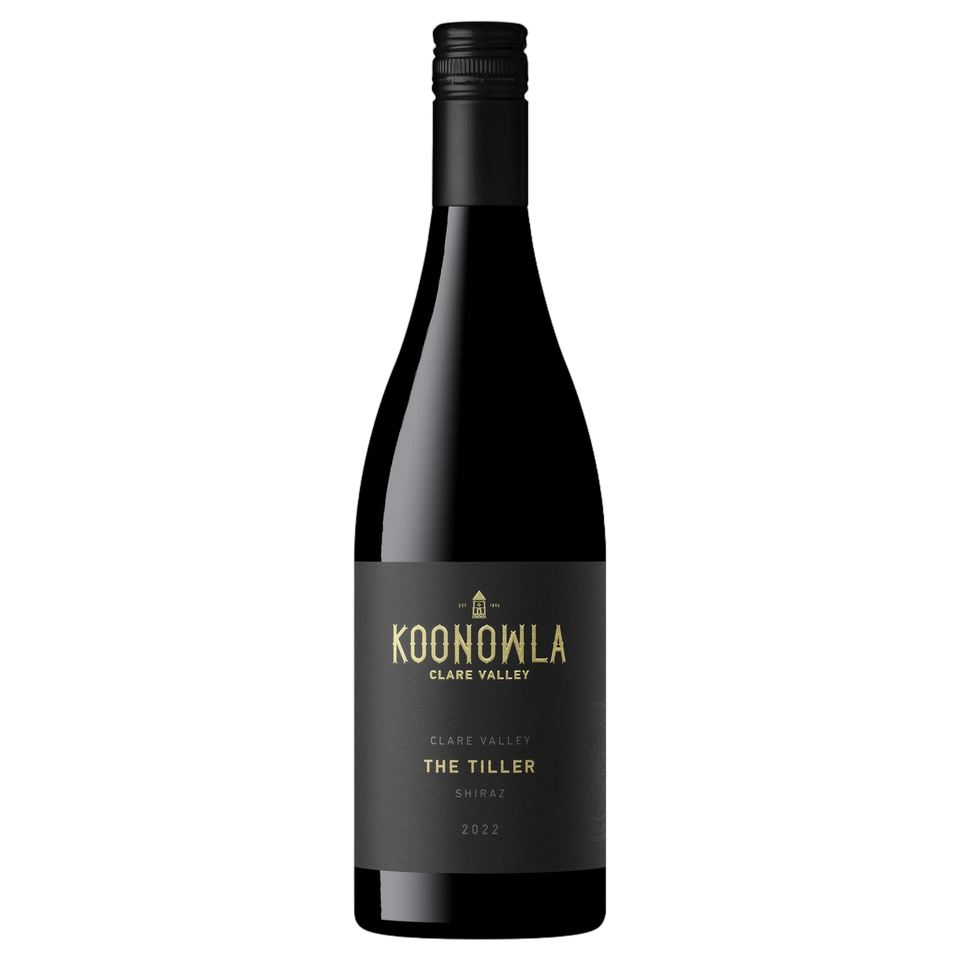 A bottle of Koonowla The Tiller Shiraz 2022 750ml Red Wine