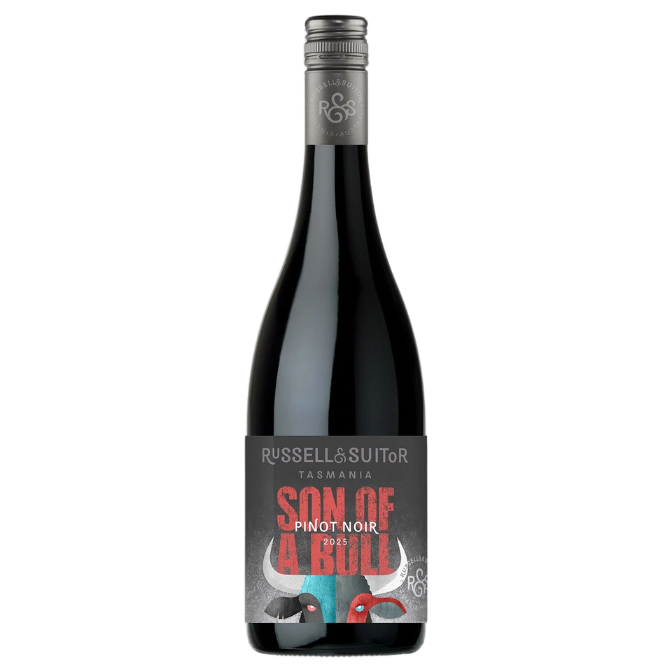 A bottle of Russell & Suitor Son of a Bull Pinot Noir 2025 750ml Red Wine