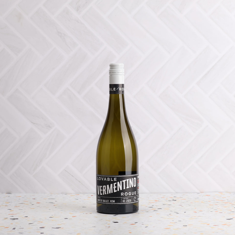 A bottle of Lovable Rogue Vermentino 2025 750ml White Wine