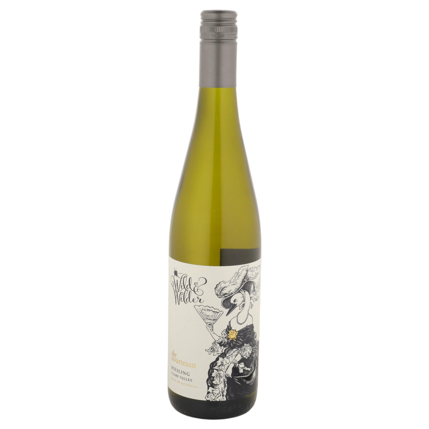 A bottle of Wild & Wilder The Courtesan Riesling 2025 750ml White Wine