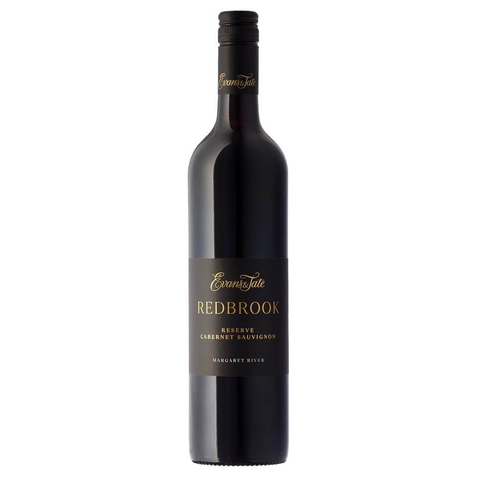 A bottle of Evans & Tate Redbrook Reserve Cabernet 2019 750ml Red Wine