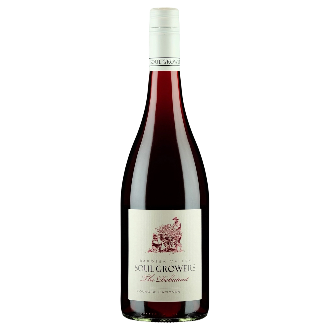 A bottle of Soul Growers The Debutant Counoise Carignan 2025 750ml Red Wine