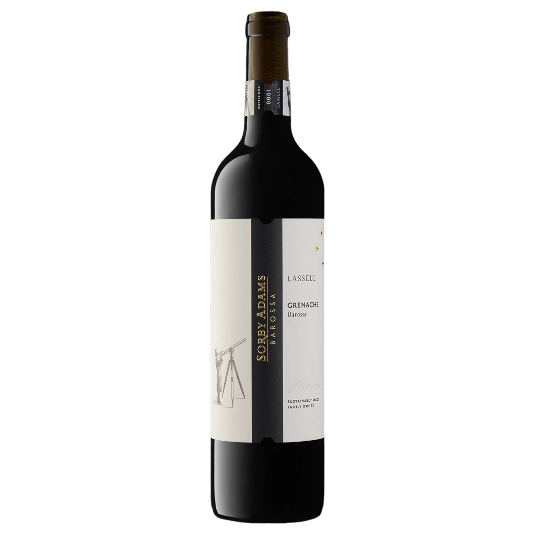 A bottle of Sorby Adams Lassell Grenache 2021 750ml Red Wine