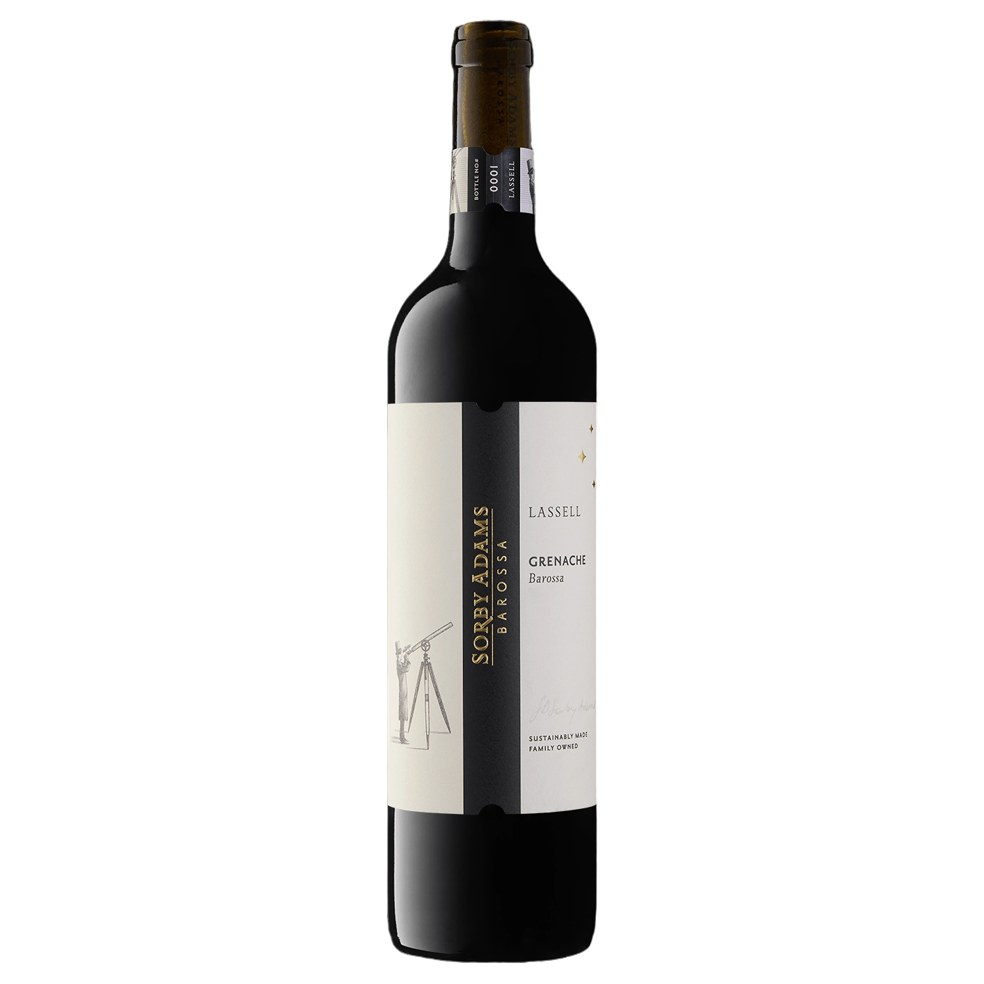 A bottle of Sorby Adams Lassell Grenache 2021 750ml Red Wine